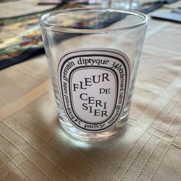 diptyque Fleur de Cerisier / Cherry Blossom Empty Candle Jar + Box - Picture 2 of 3